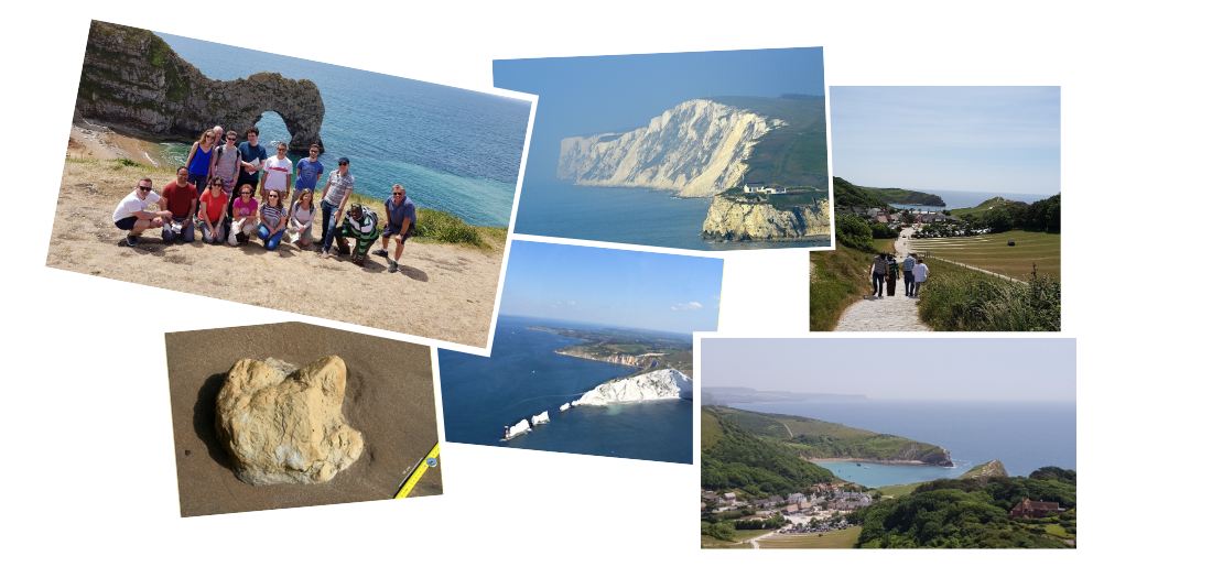 Isle of Wight field trip collage