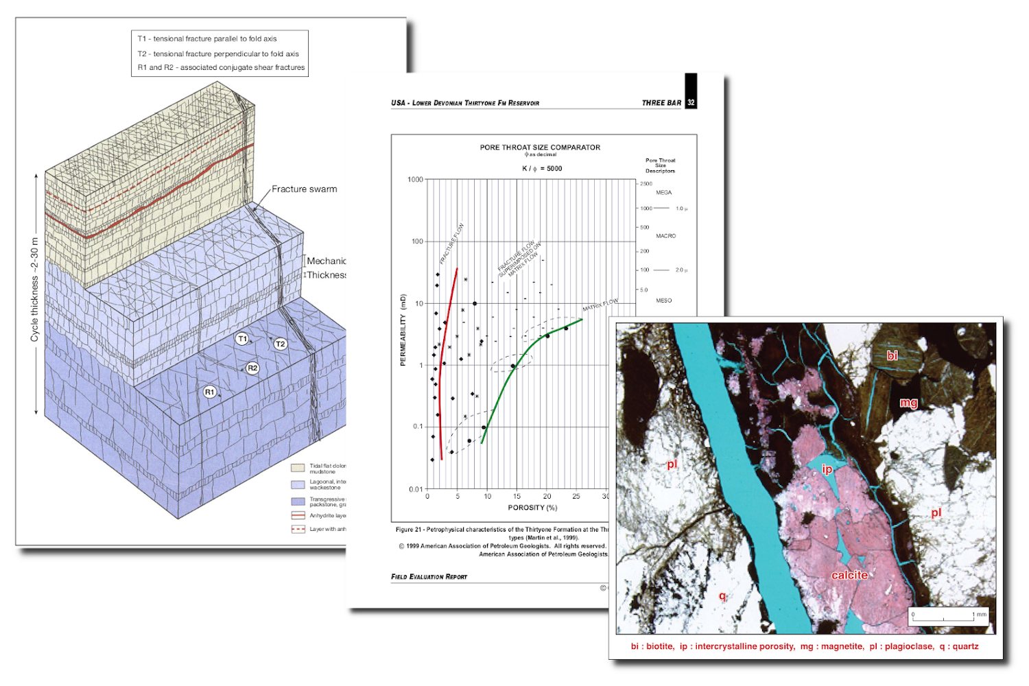 Fractured Reservoir Example Collage