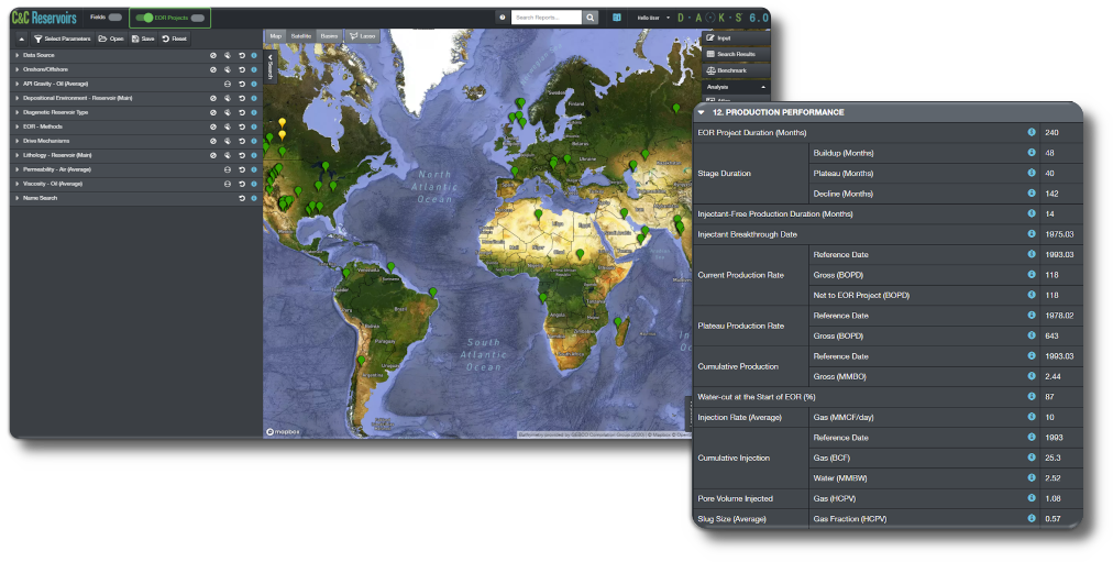 DAKS EOR Module Interface and Parameters