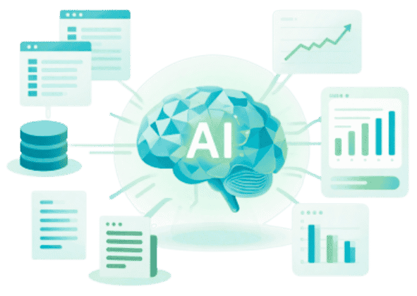 Visulization of the inputs and outputs of DAKS AI.